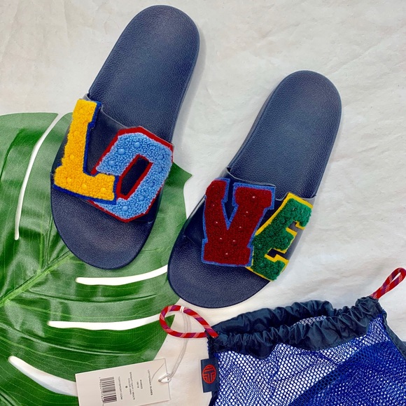 Tory Burch Shoes - TORY SPORT “Love” letterman slides.